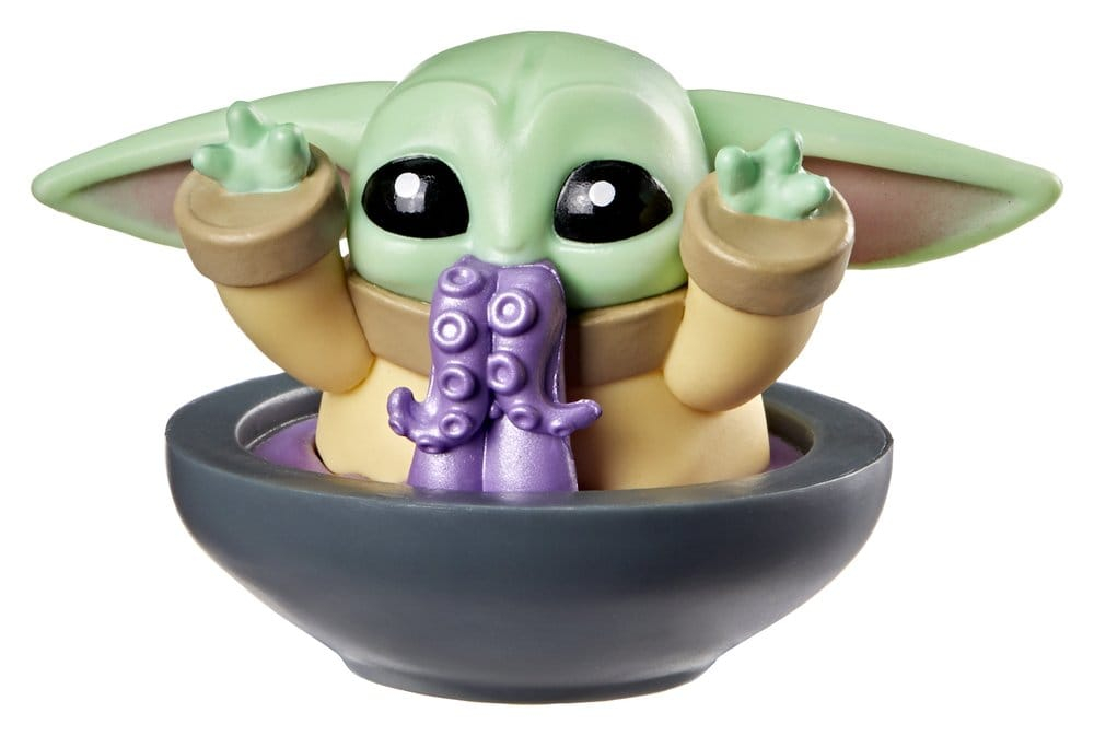 Star Wars Mini Figures 4 cm Grogu Snack Attack Series 1 Blind Box Display (24) [12]