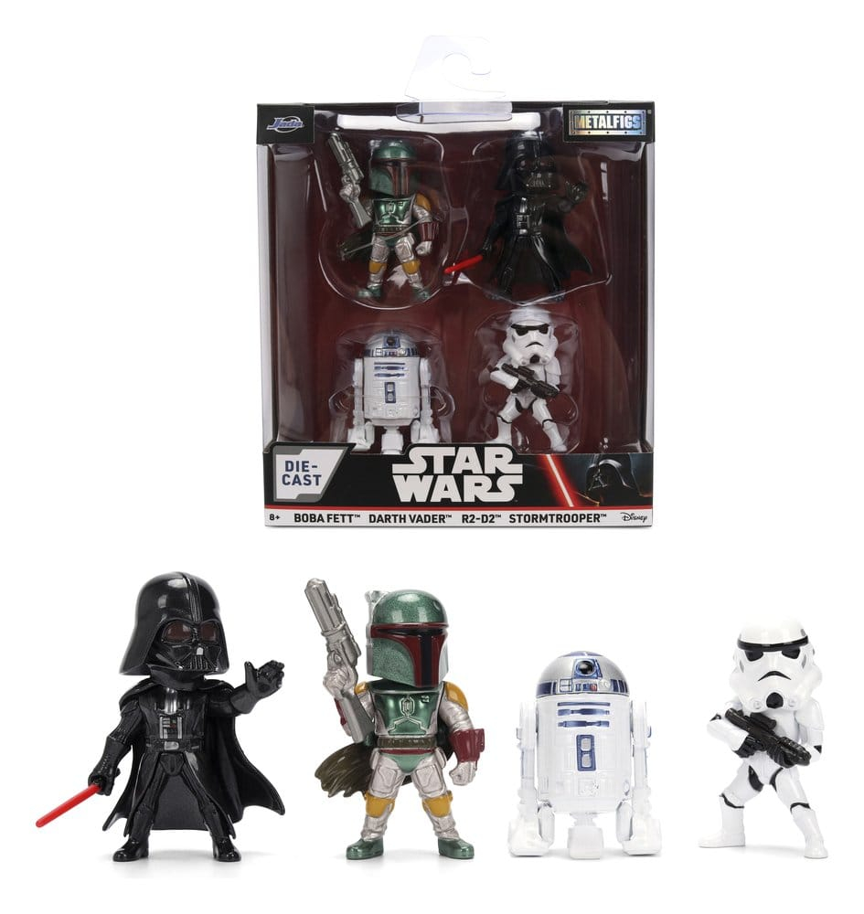 Star Wars Mini Figures Wave 1 - Set 4 Figurine Metalice 6,5 cm [2]