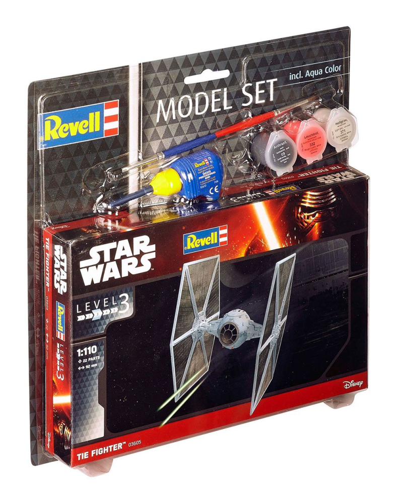 Star Wars Model Kit 1/110 Model Set TIE Fighter 9 cm [2]