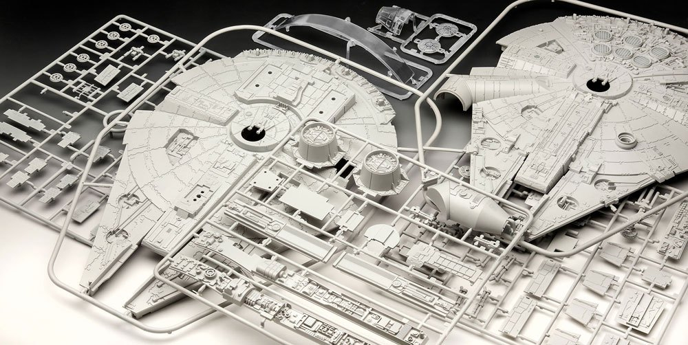 Star Wars Model Kit 1/72 Millennium Falcon 38 cm [7]