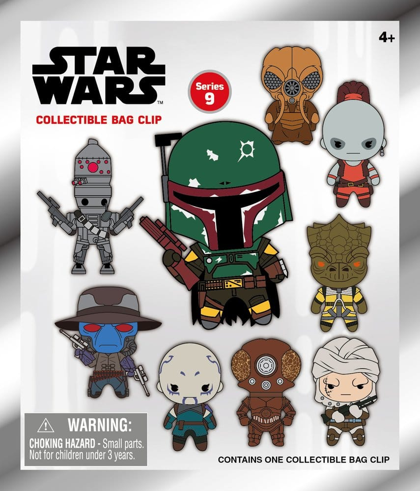 Star Wars Most Wanted Bounty Hunters 3D PVC Bag Clips Series 1 Display (24) [2]