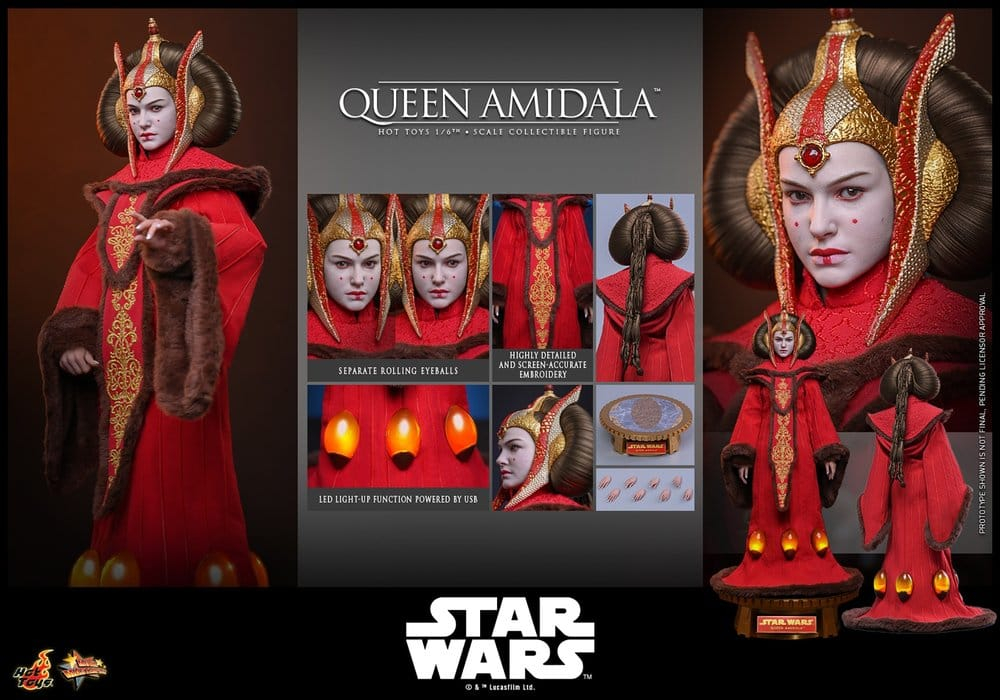 Star Wars Movie Masterpiece Action Figure 1/6 Queen Amidala 28 cm [18]