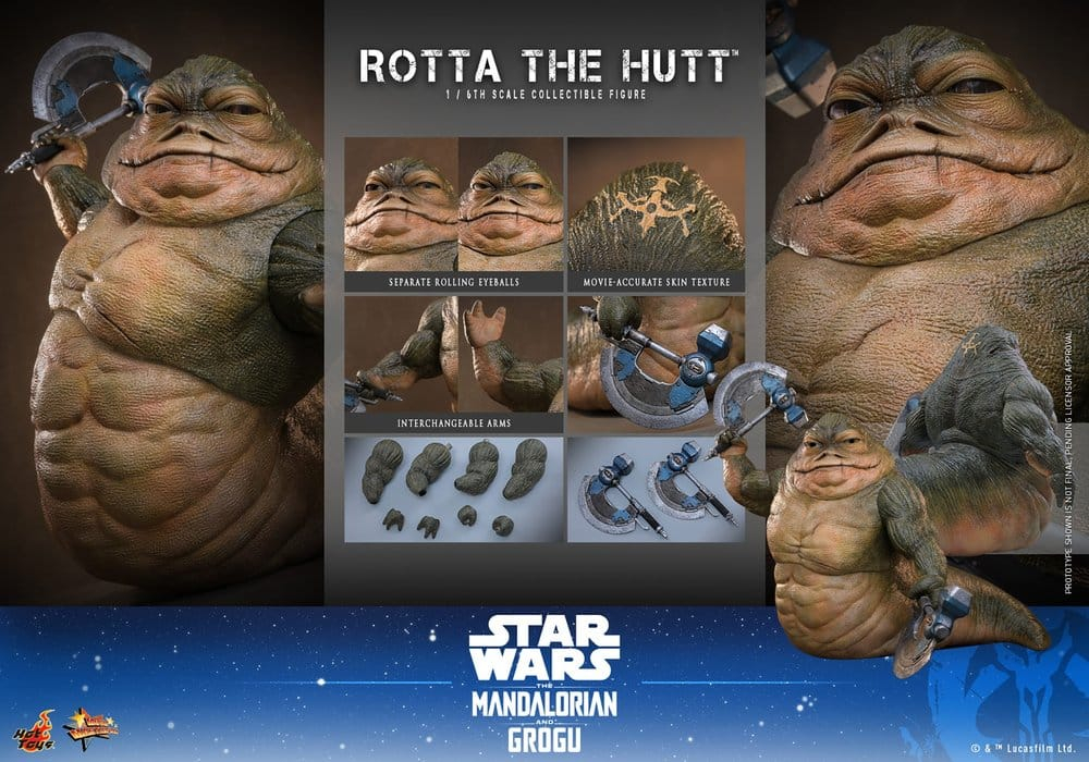 Star Wars Movie Masterpiece Action Figure 1/6 Rotta The Hutt 32 cm [12]