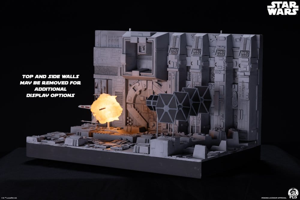 Star Wars Movie Moments Mini Scale Diorama Trench Run 23 cm [3]