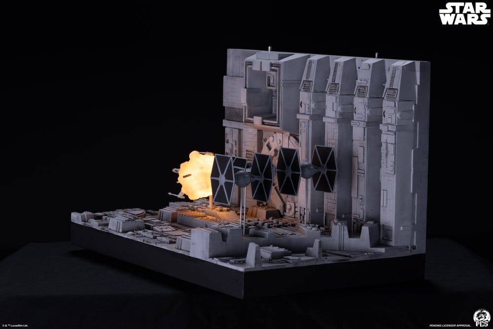 Star Wars Movie Moments Mini Scale Diorama Trench Run 23 cm [4]