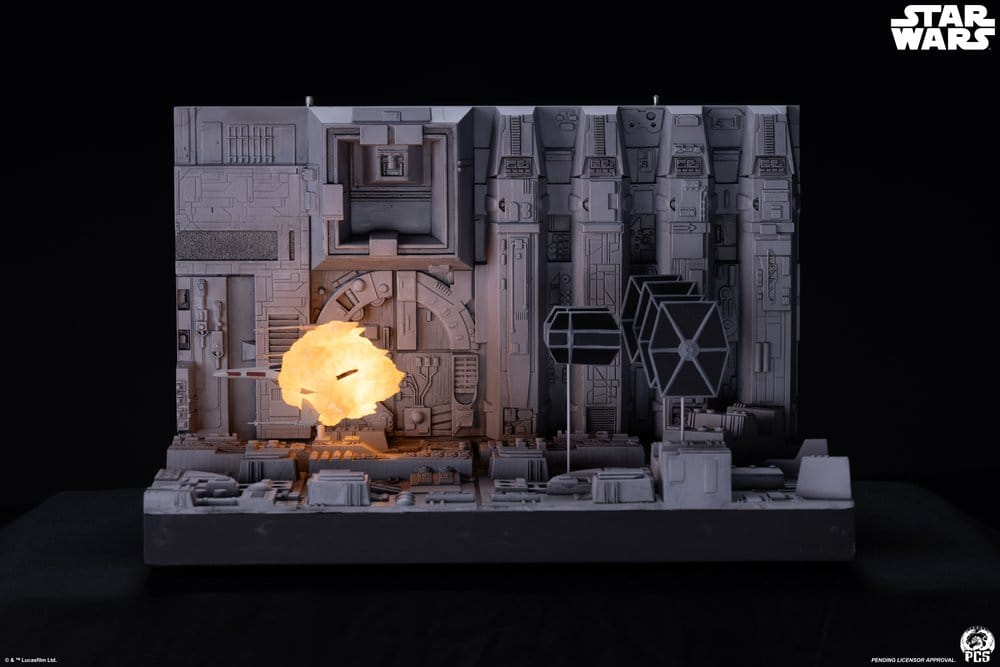 Star Wars Movie Moments Mini Scale Diorama Trench Run 23 cm [16]