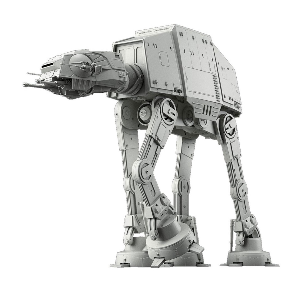 Star Wars Plastic Model Kit 1/144 AT-AT [5]