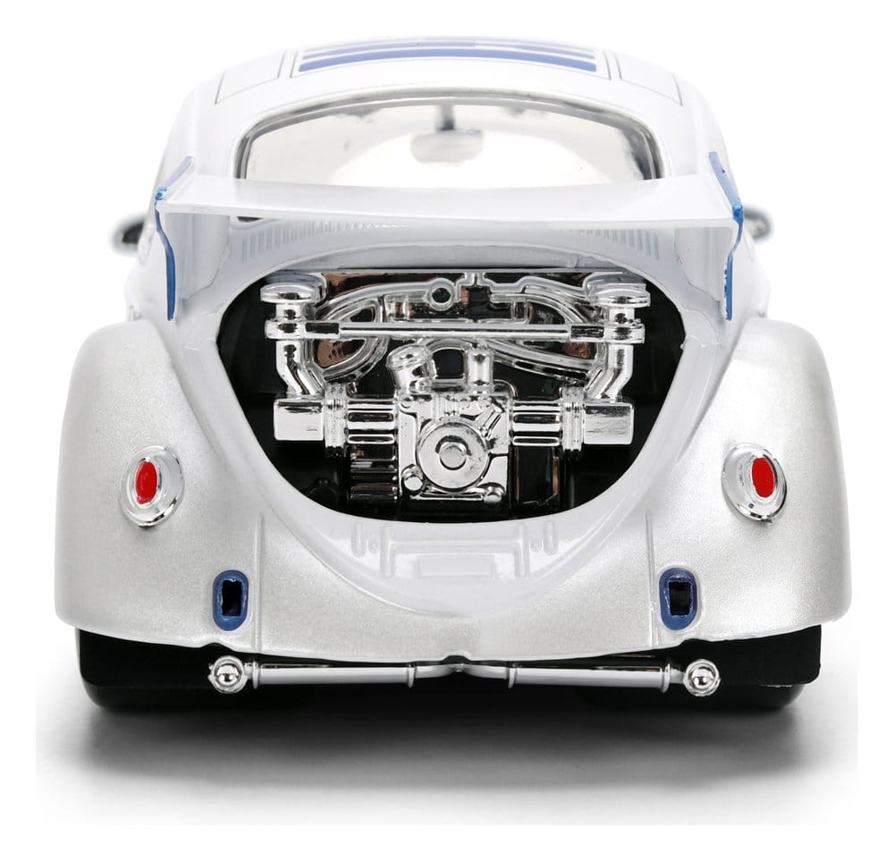 Star Wars R2-D2 VW Drag Beetle 1959 Jada 1:24 + Figurina [6]