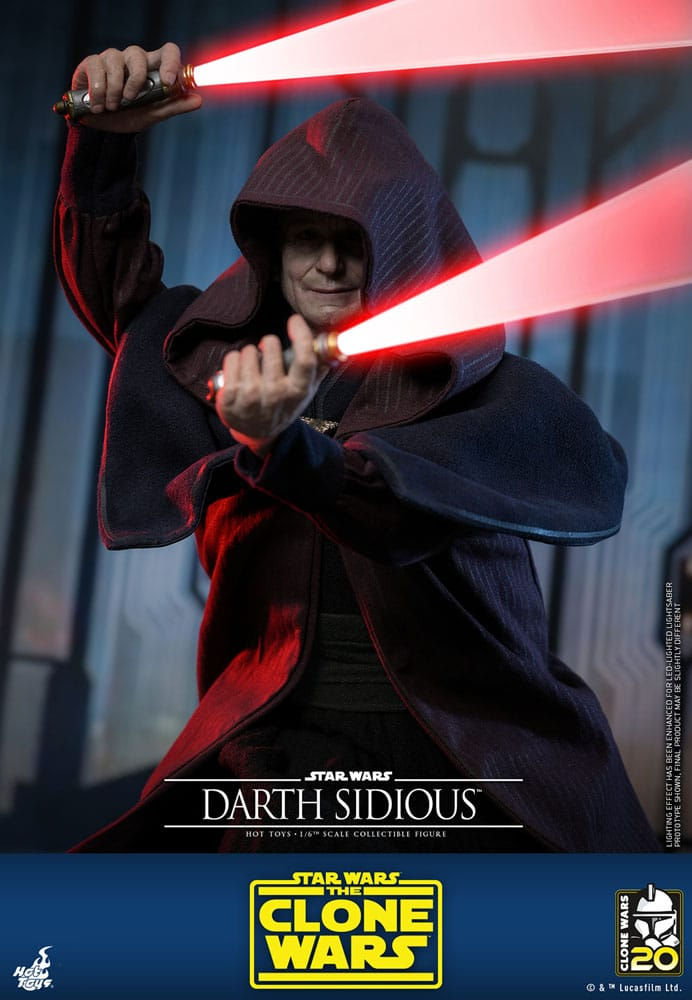 Star Wars: The Clone Wars Action Figure 1/6 Darth Sidious 29 cm [4]