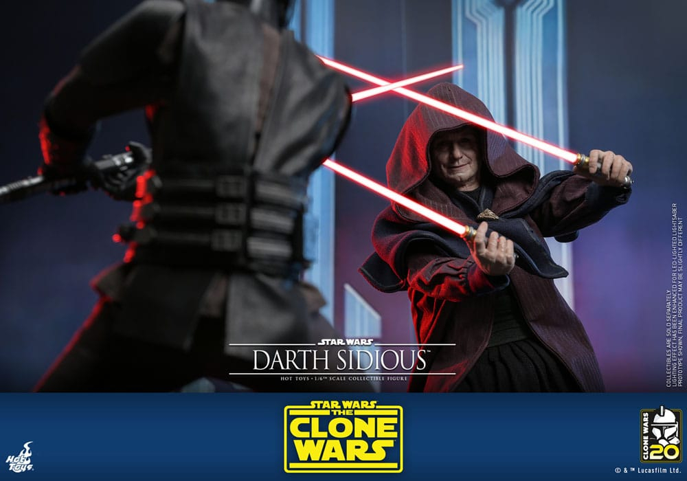 Star Wars: The Clone Wars Action Figure 1/6 Darth Sidious 29 cm [13]