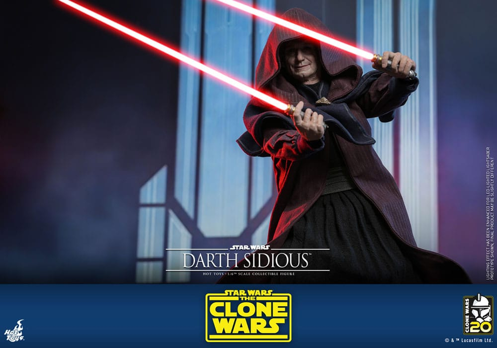 Star Wars: The Clone Wars Action Figure 1/6 Darth Sidious 29 cm [15]