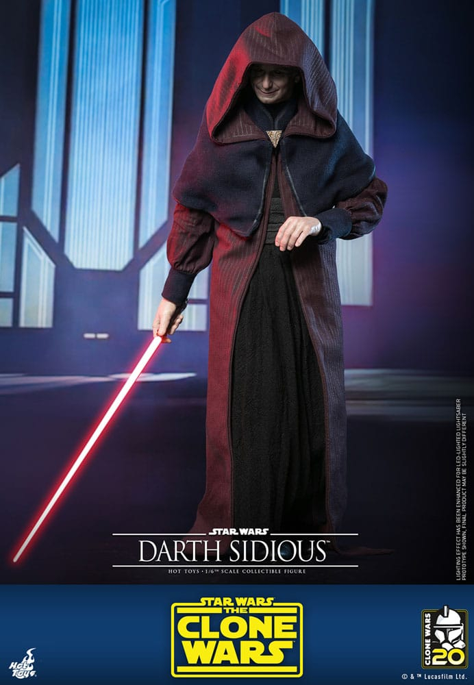 Star Wars: The Clone Wars Action Figure 1/6 Darth Sidious 29 cm [6]