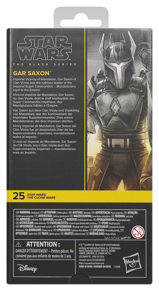 Star Wars: The Clone Wars Black Series Action Figure Gar Saxon 15 cm [3]