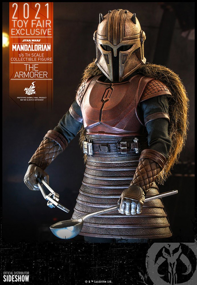 Star Wars The Mandalorian Action Figure 1/6 The Armorer 2021 Toy Fair Exclusive 29 cm [9]