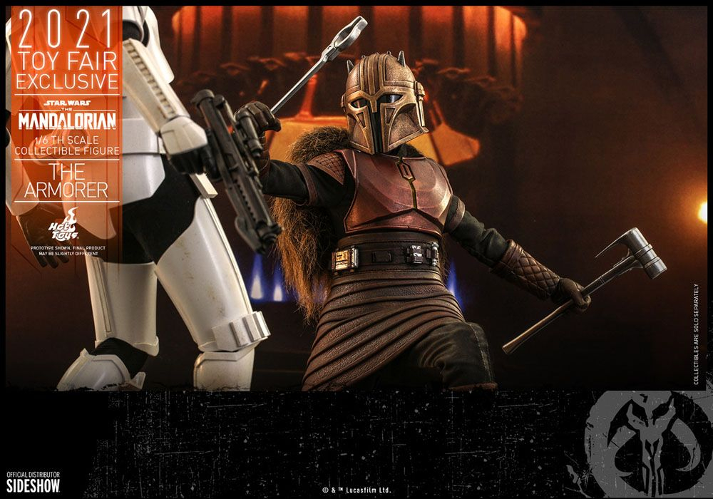 Star Wars The Mandalorian Action Figure 1/6 The Armorer 2021 Toy Fair Exclusive 29 cm [16]