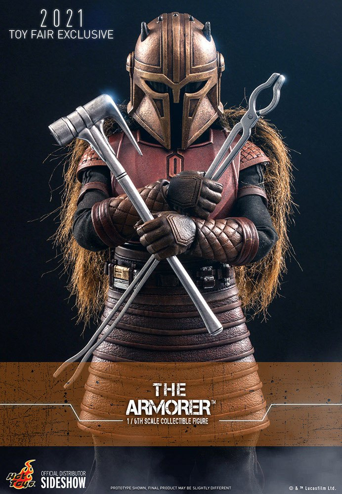 Star Wars The Mandalorian Action Figure 1/6 The Armorer 2021 Toy Fair Exclusive 29 cm [2]