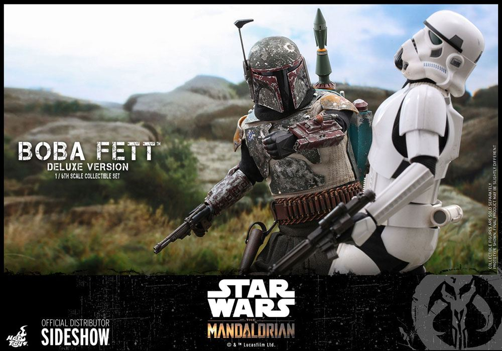 Star Wars The Mandalorian Action Figure 2-Pack 1/6 Boba Fett Deluxe 30 cm [17]