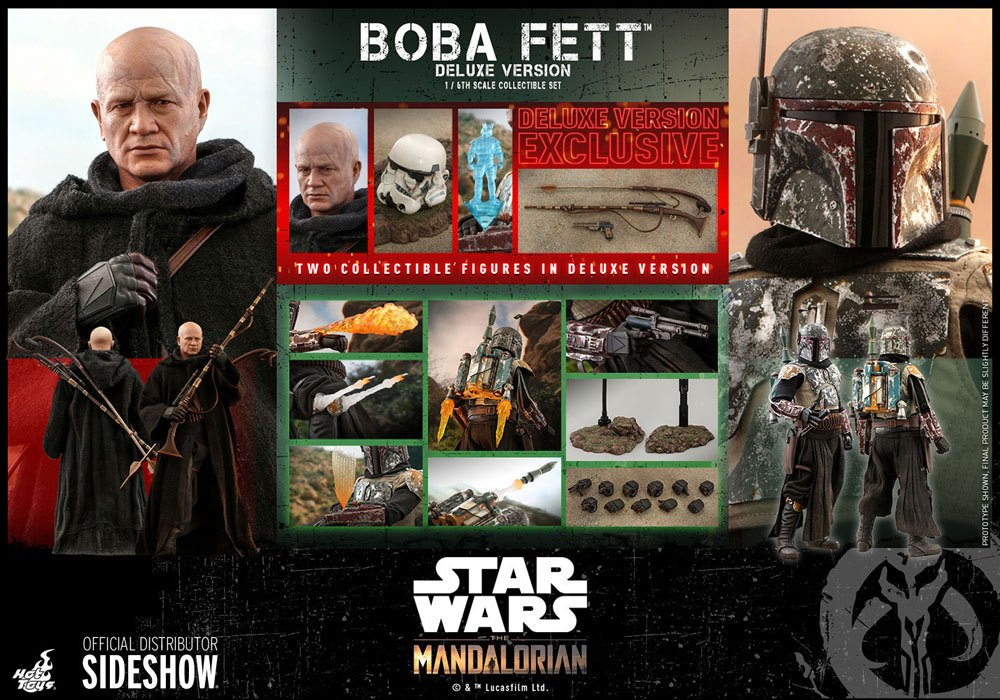 Star Wars The Mandalorian Action Figure 2-Pack 1/6 Boba Fett Deluxe 30 cm [25]