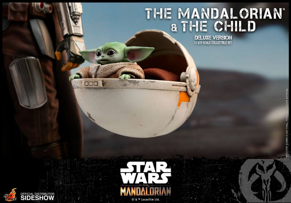 Star Wars The Mandalorian Action Figure 2-Pack 1/6 The Mandalorian & The Child Deluxe 30 cm [15]