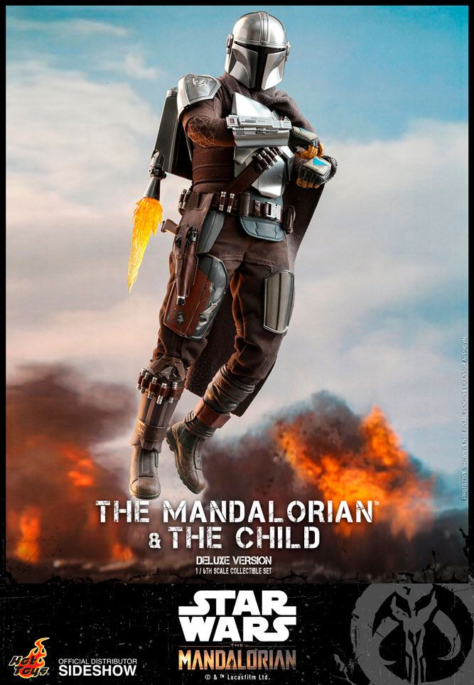 Star Wars The Mandalorian Action Figure 2-Pack 1/6 The Mandalorian & The Child Deluxe 30 cm [6]