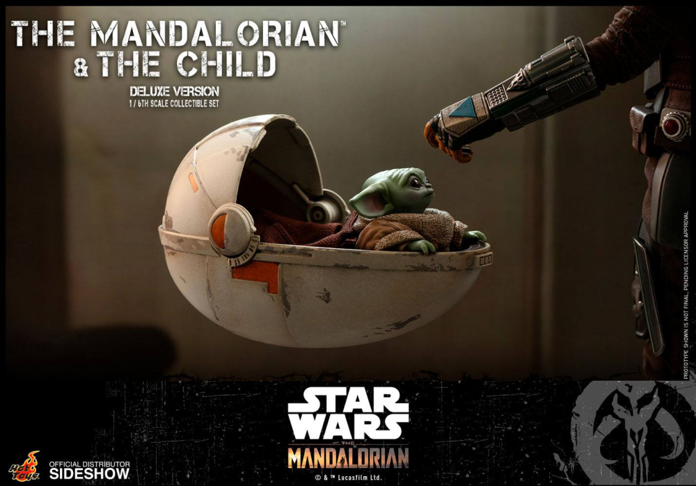 Star Wars The Mandalorian Action Figure 2-Pack 1/6 The Mandalorian & The Child Deluxe 30 cm [14]