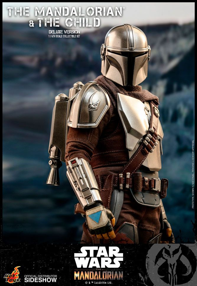 Star Wars The Mandalorian Action Figure 2-Pack 1/6 The Mandalorian & The Child Deluxe 30 cm [9]