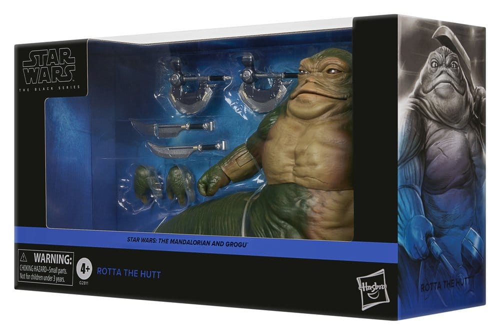 Star Wars: The Mandalorian and Grogu Black Series Action Figure Rotta the Hutt 17 cm [2]