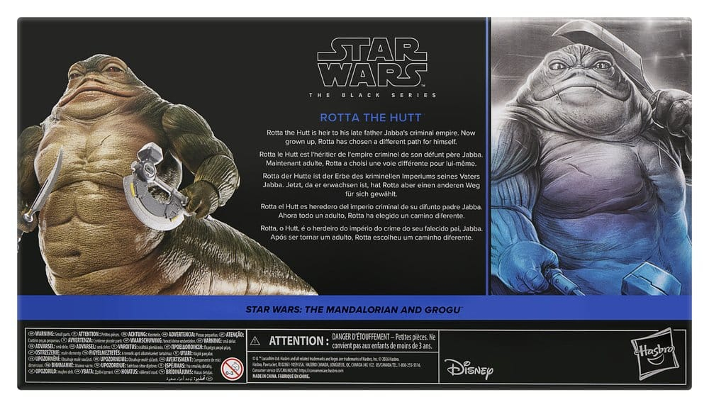 Star Wars: The Mandalorian and Grogu Black Series Action Figure Rotta the Hutt 17 cm [3]