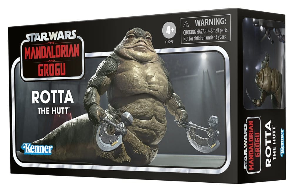 Star Wars: The Mandalorian and Grogu Vintage Collection Action Figure Rotta the Hutt 10 cm [9]
