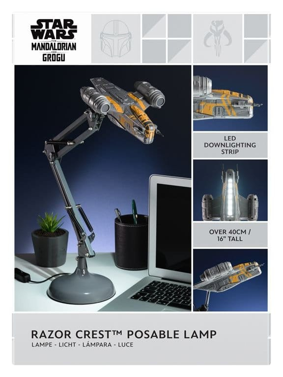 Star Wars: The Mandalorian Desk Lamp Razor Crest Posable [2]