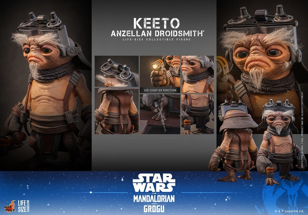 Star Wars: The Mandalorian & Grogu Life-Size Masterpiece Life-Size Figure Keeto (Anzellan Droidsmith) 26 cm [6]