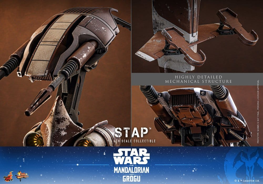 Star Wars: The Mandalorian & Grogu Movie Masterpiece Accessory 1/6 STAP 32 cm [12]