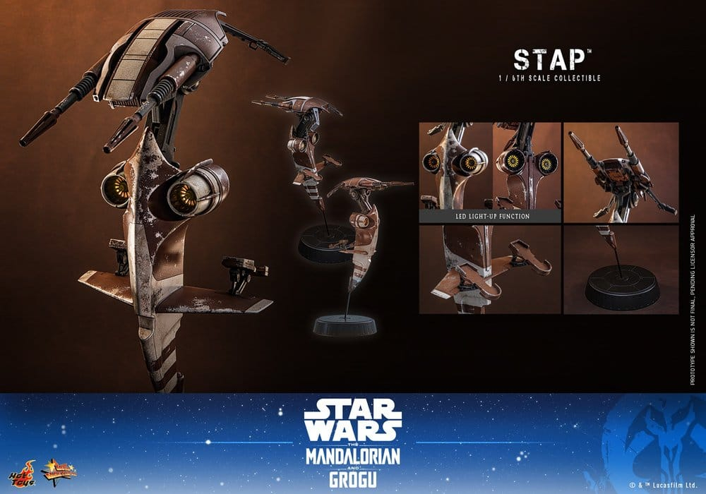 Star Wars: The Mandalorian & Grogu Movie Masterpiece Accessory 1/6 STAP 32 cm [14]