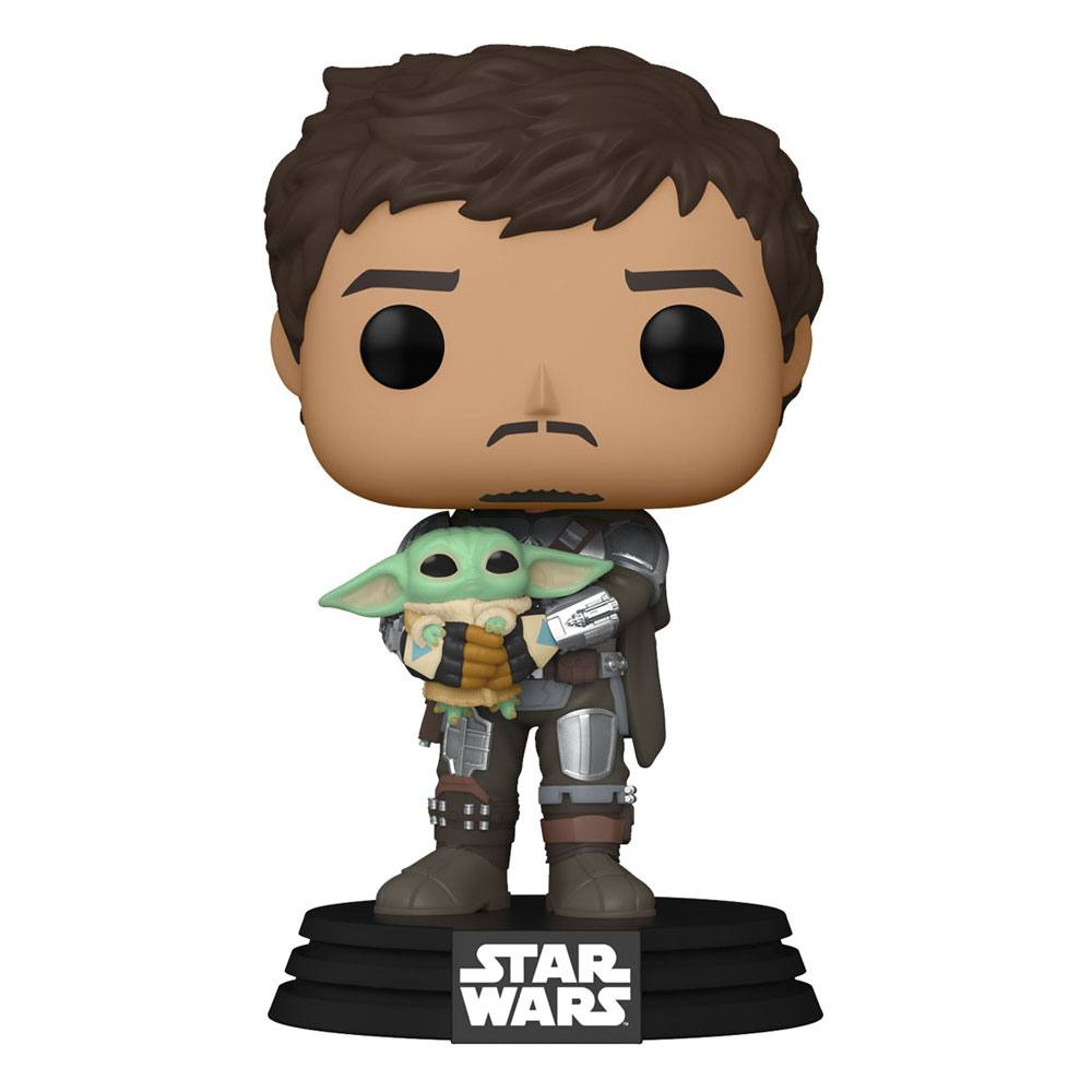 Star Wars The Mandalorian POP! TV Vinyl Figure The Mandalorian & Grogu 9 cm [2]