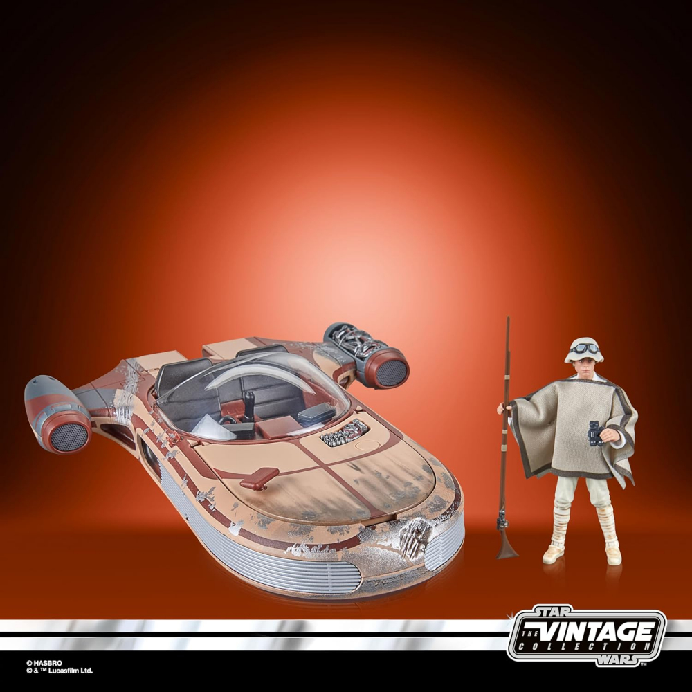 Star Wars Vintage Collection: Luke Skywalker cu X-34 Landspeeder [3]