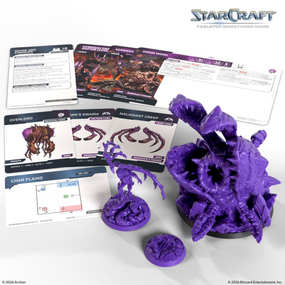 StarCraft Kerrigan & Omega Worm - Extensie cu Miniaturi Zerg [2]