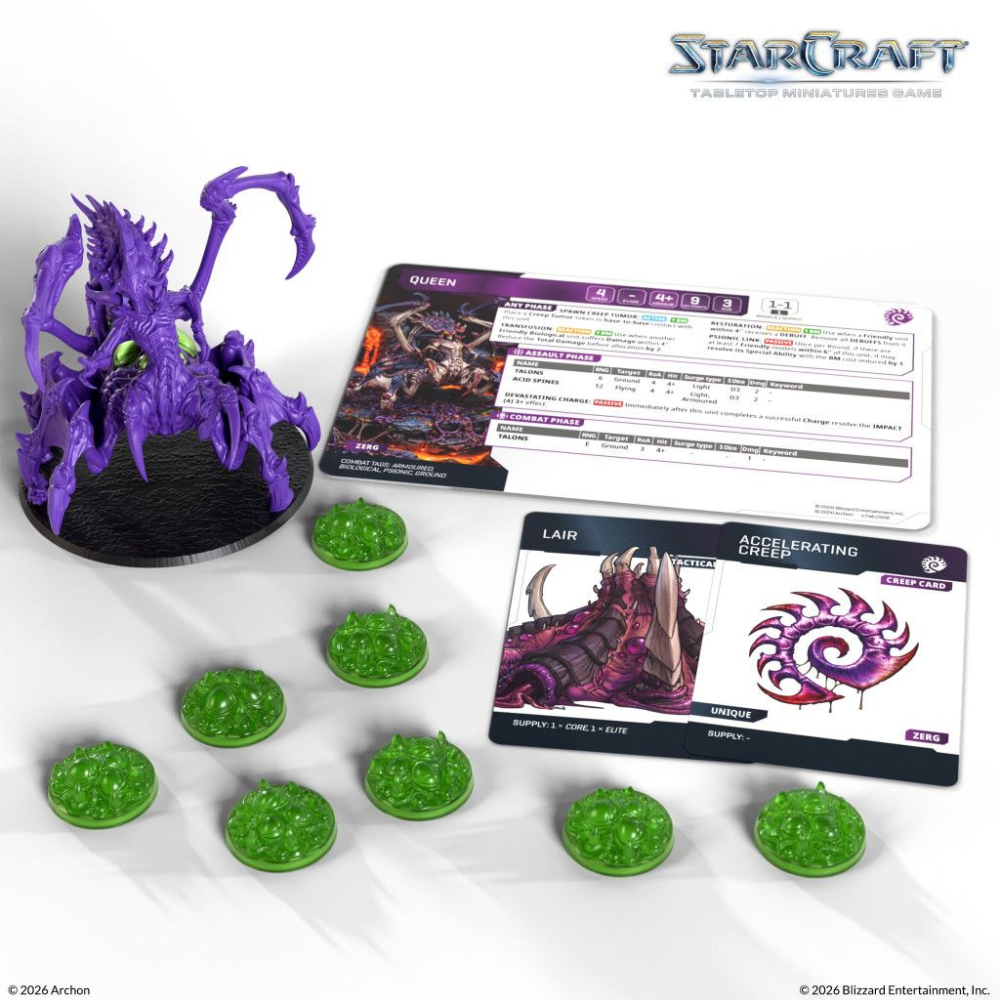 StarCraft Queen - Extensie cu Miniatura Zerg si Creep Tumor [3]