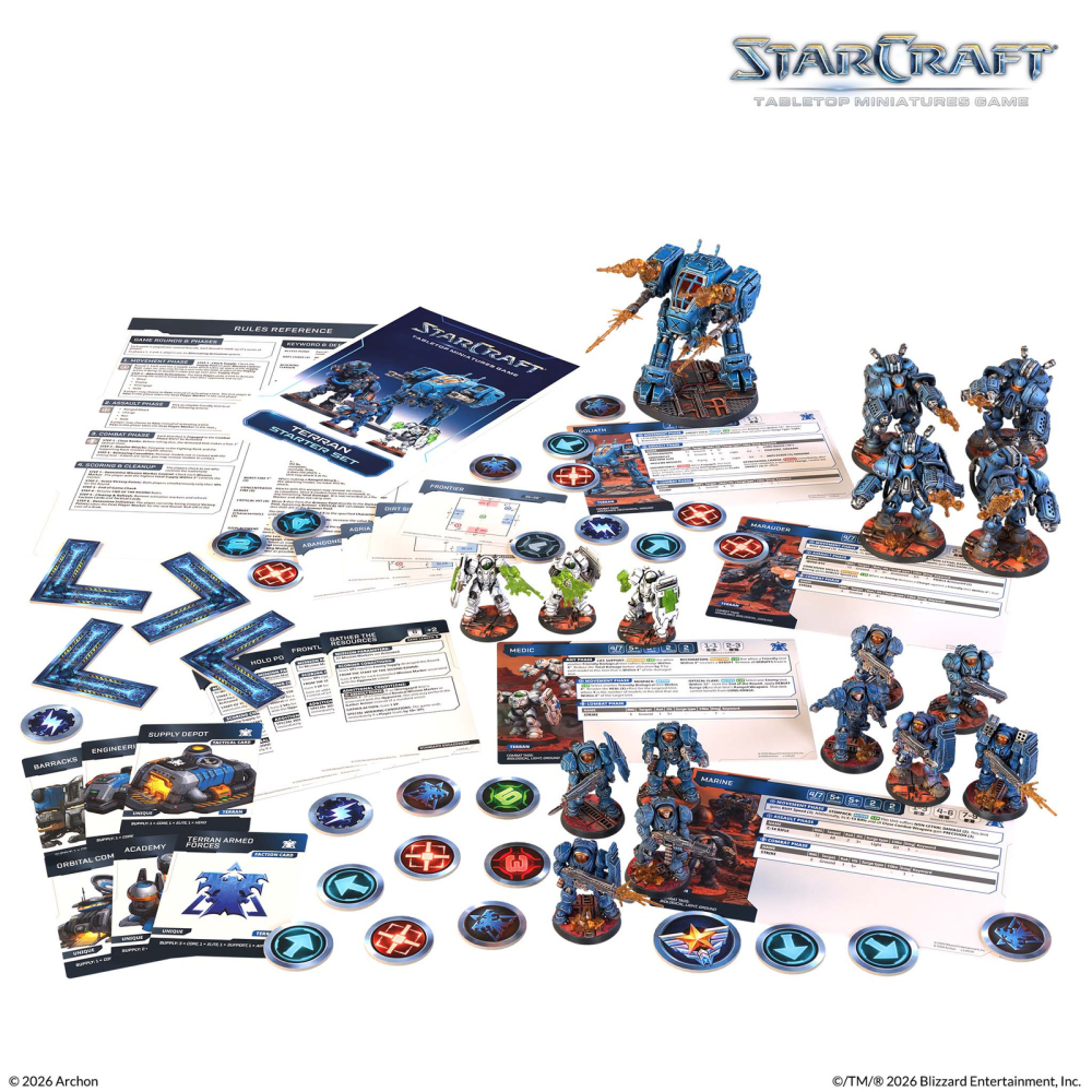 StarCraft Terran Starter Set - 17 Miniaturi [2]