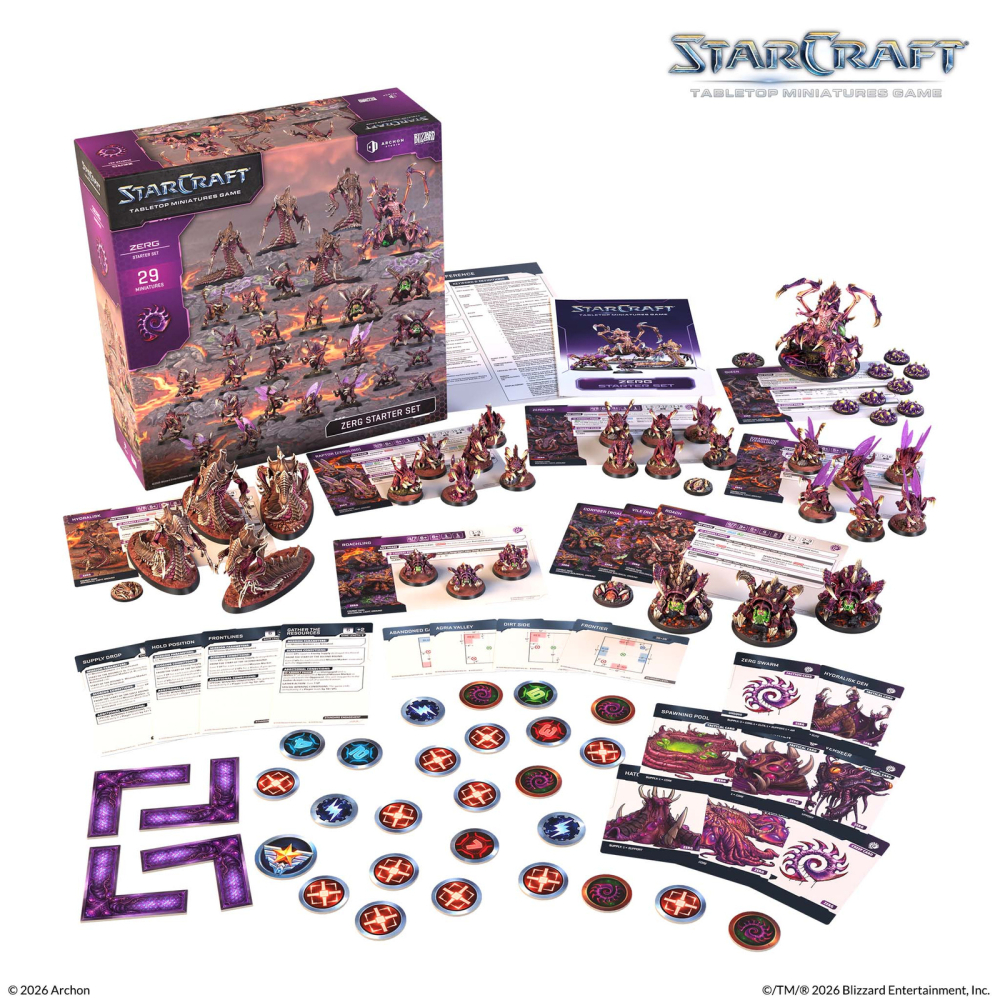 StarCraft Zerg Starter Set - 26 Miniaturi [2]