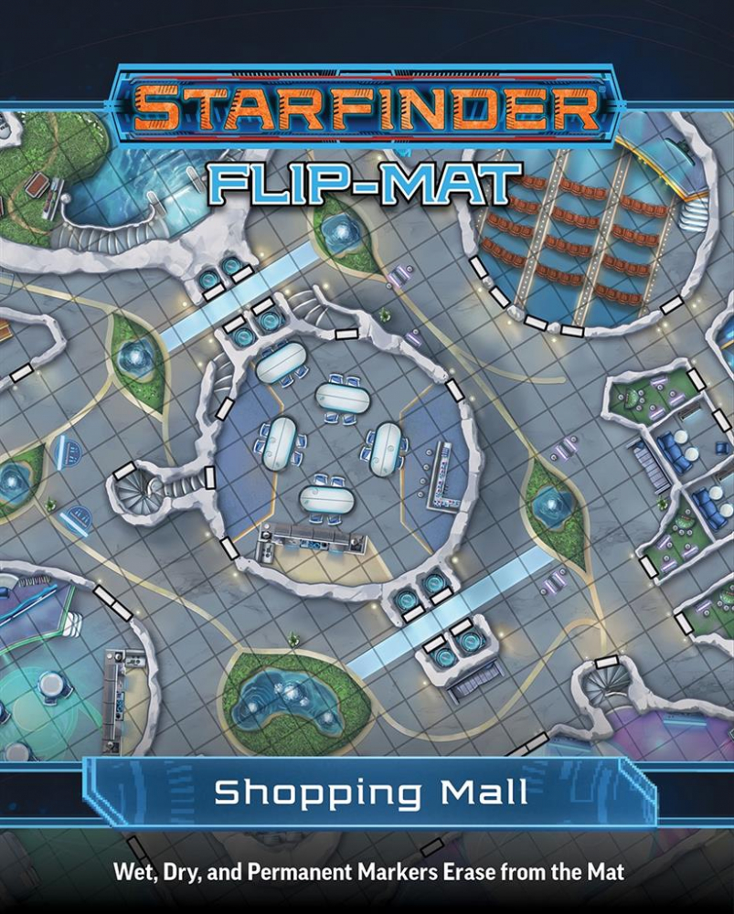 Starfinder Flip-Mat: Shopping Mall [1]