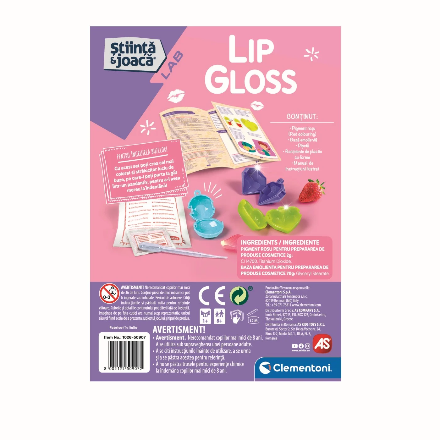Stiinta si Joaca Lip Gloss - Set Creativ Balsam de Buze [5]