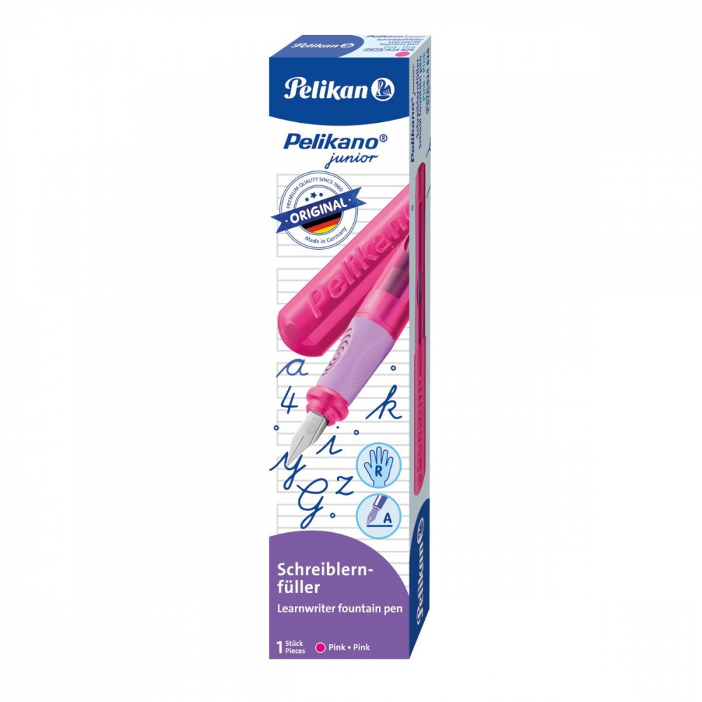 Stilou Pelikano Junior Roz pentru Dreptaci – Penita A [1]