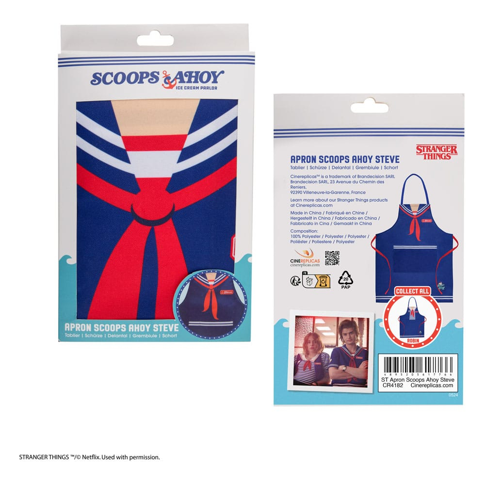 Stranger Things Apron Scoops Ahoy – Steve Unisex [3]