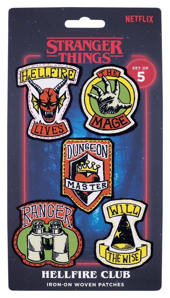 Stranger Things Fabric Patches 5-Pack [5]