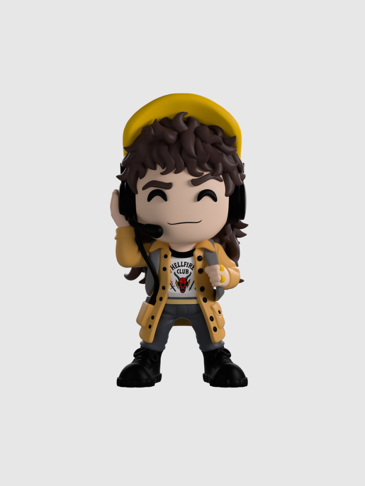 Figurina Youtooz Stranger Things Headset Dustin 13 cm in cutie cu fereastra [2]