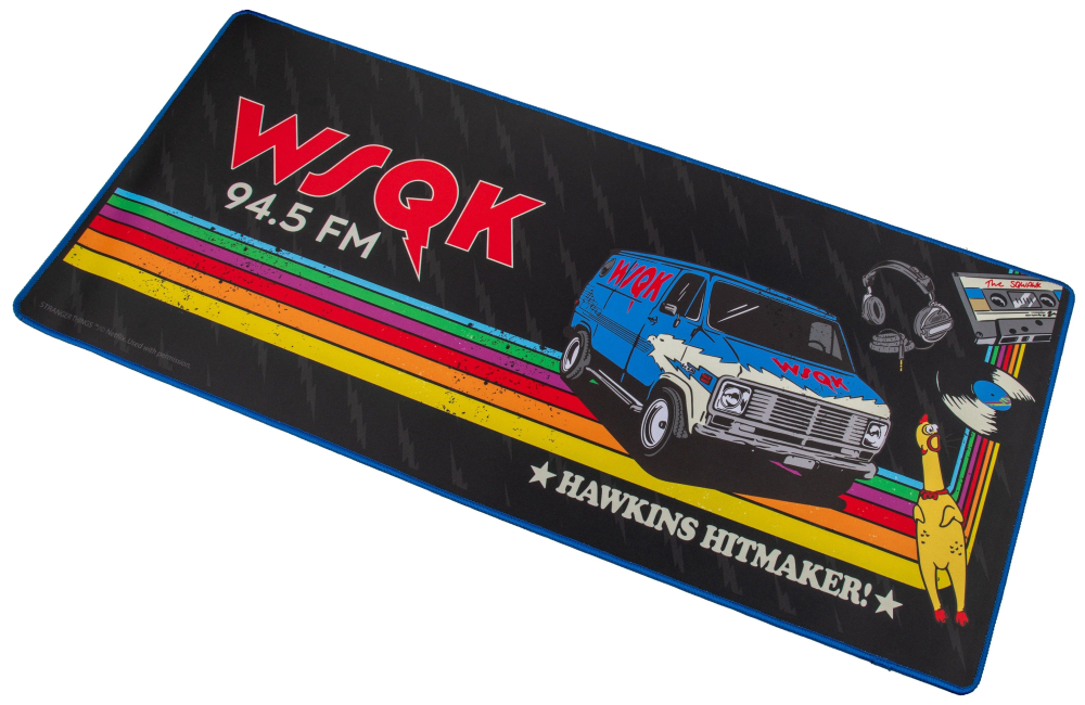 Stranger Things Mousepad WSQK Radio 80x35 cm [4]