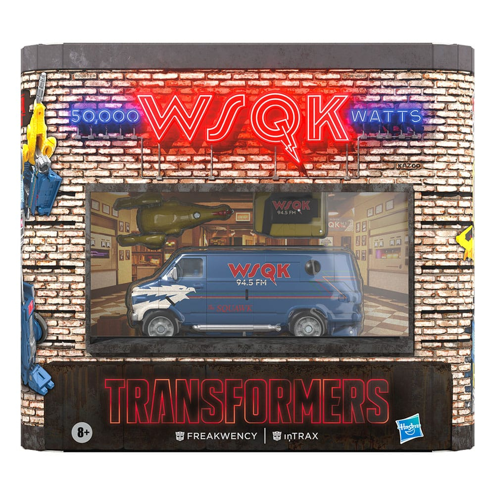 Stranger Things x Transformers Action Figure 2-Pack Freakwency & 8-Trax 15 cm [6]