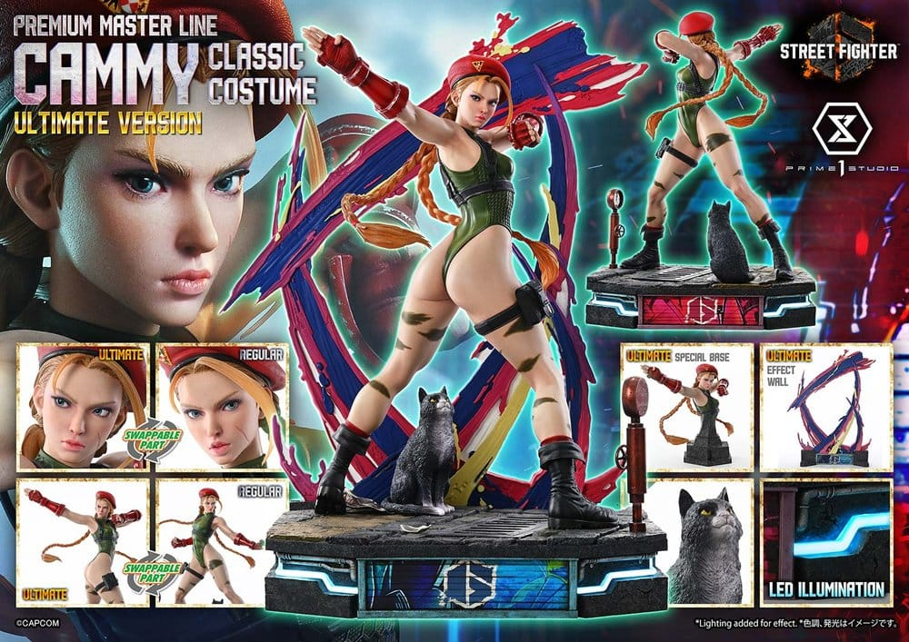 Street Fighter 6 Premium Masterline Statue 1/4 Cammy Classic Costume Ultimate Bonus Version 54 cm [8]