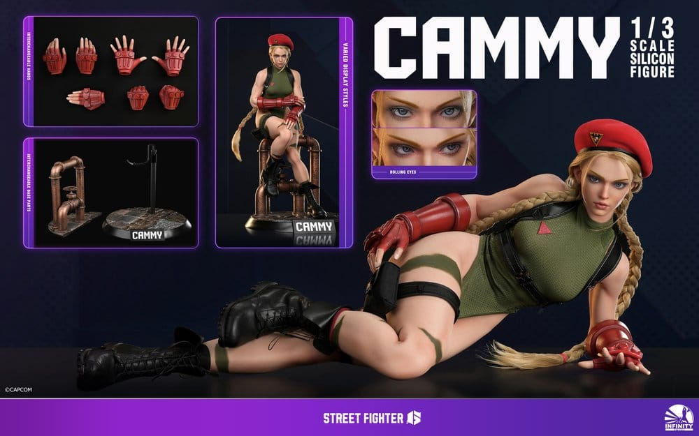 Street Fighter 6 Silicone Action Figure 1/3 Cammy 65 cm [20]