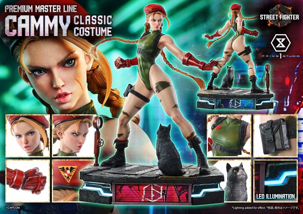 Street Fighter 6 Ultimate Premium Masterline Statue 1/4 Cammy Classic Costume 54 cm [5]